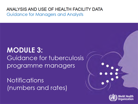 Analysis and use of health facility data: guidance presentation for tuberculosis programme managers