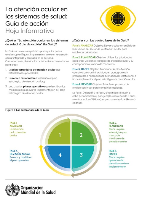 La atención ocular enlos sistemas de salud: Guía de acción – hoja informativa