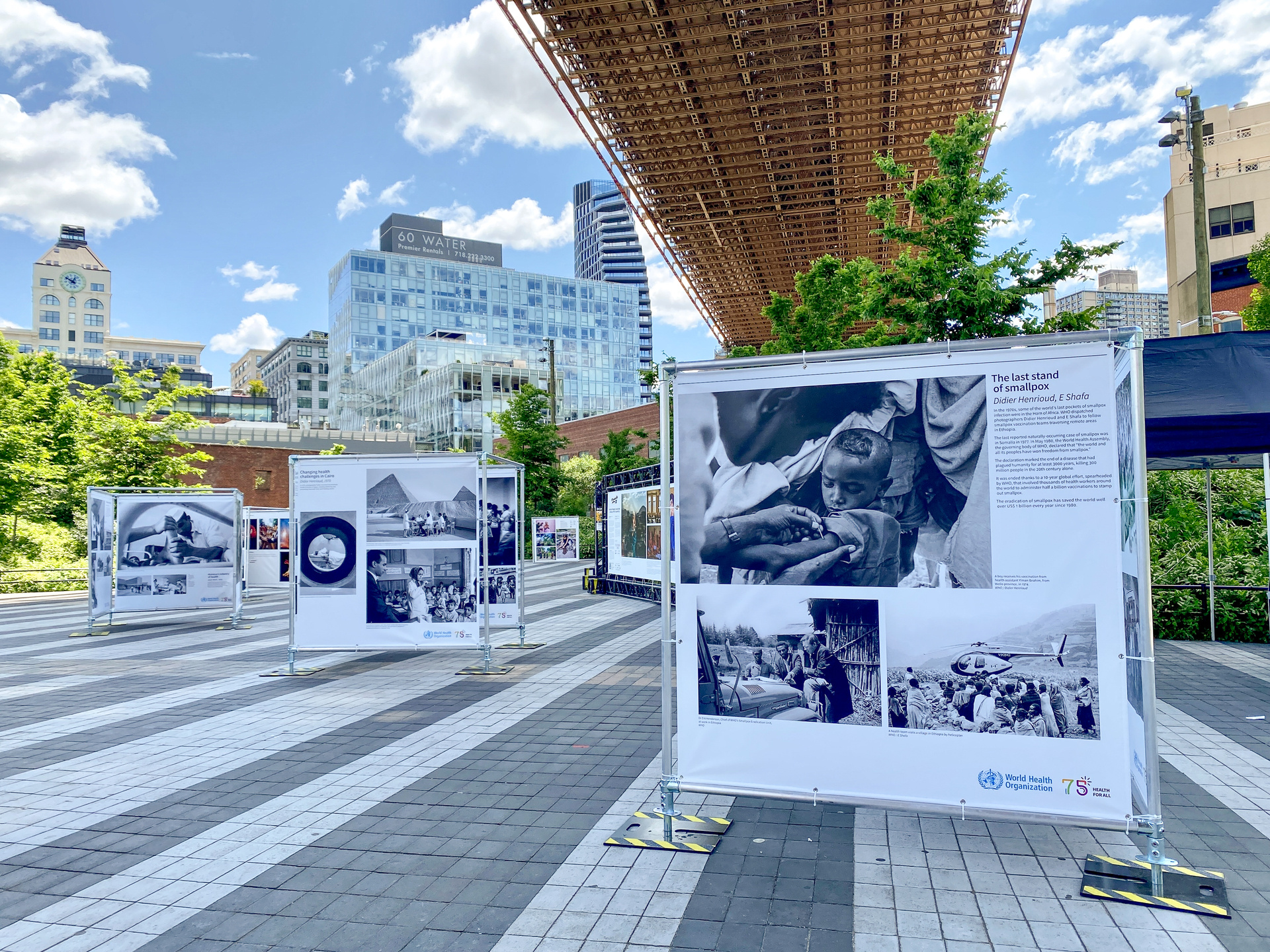 Images exhibited at the Photoville Festival