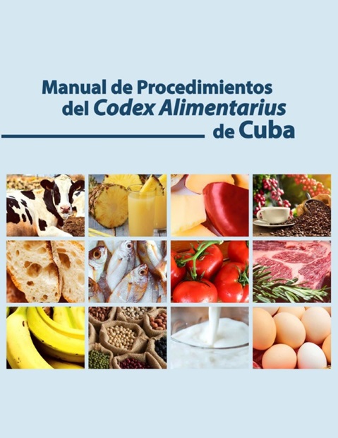 Cuba manual de procedimientos del Codex Alimentarius