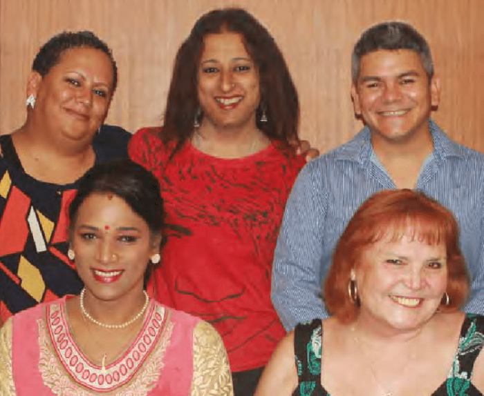 Picture of a group of transgender people extracted from the document cover