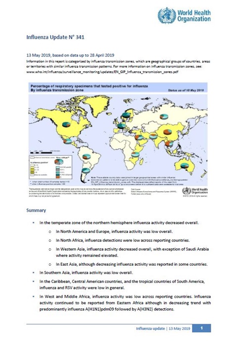Influenza Update N° 341