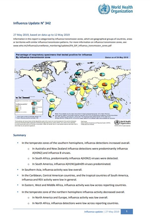 Influenza Update N° 342