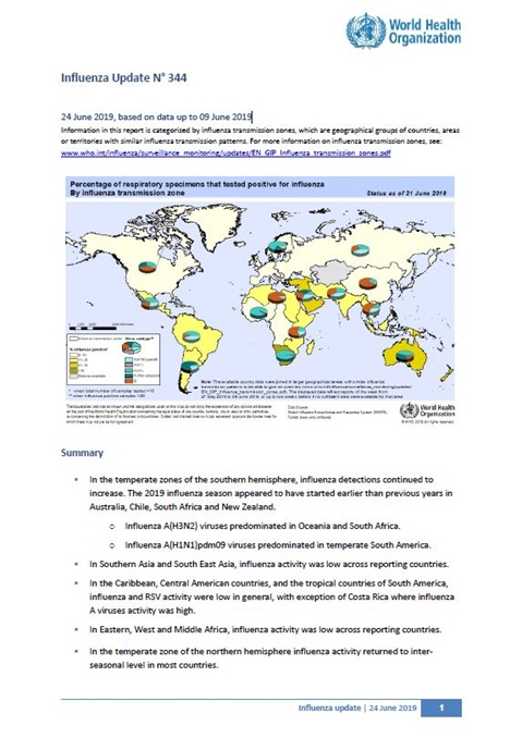 Influenza Update N° 344