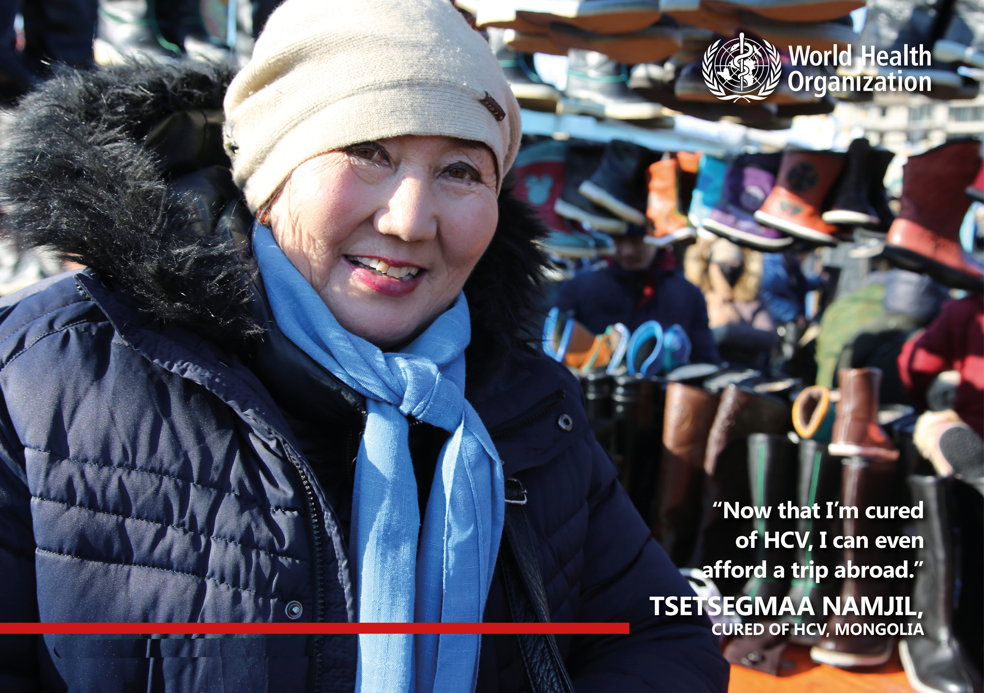 Tsetsegmaa Namjil, a 58-year-old shoe seller from Mongolia, fought a decade-long battle with hepatitis C. 