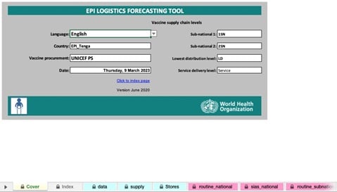 EPI Logistics Forecasting Tool