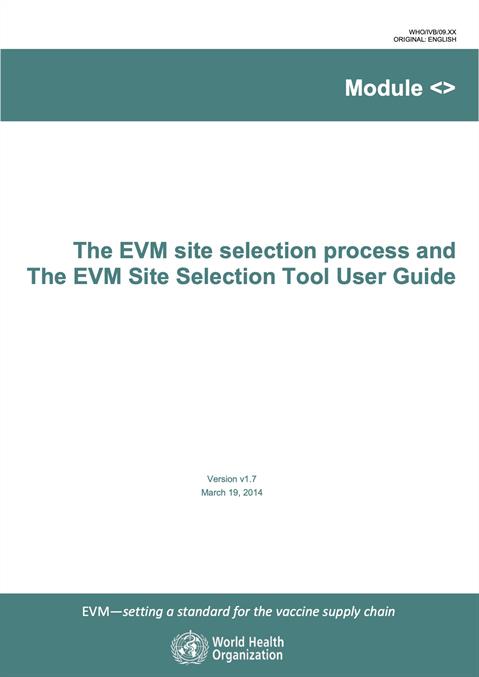 The EVM Site Selection Tool User Guide
