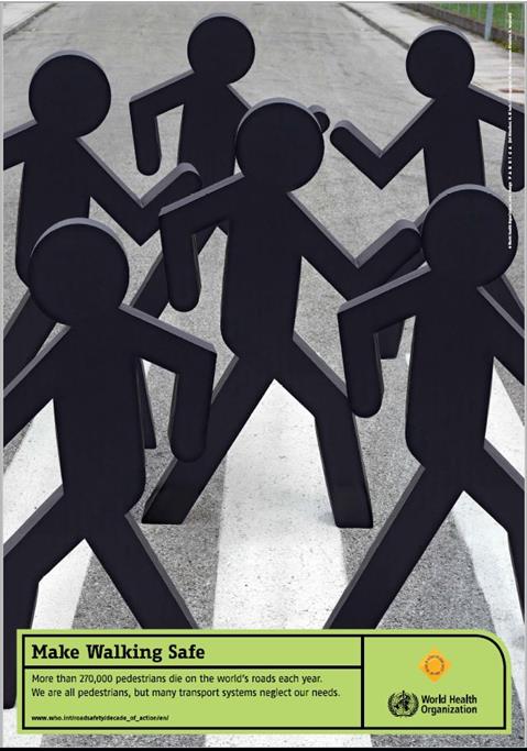 "Mr Pedestrian" poster series