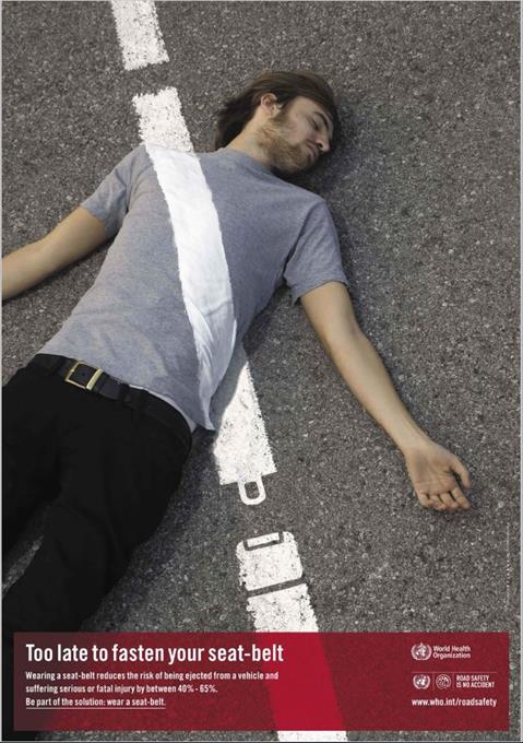 "Road marks" poster series