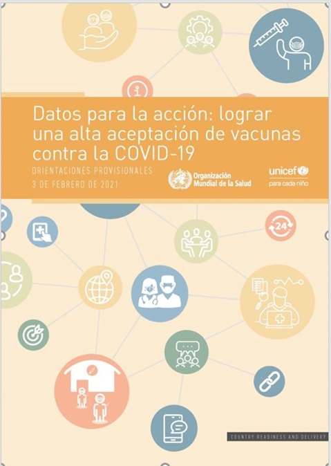 Datos para la acción: lograr una alta aceptación de vacunas contra la COVID-19