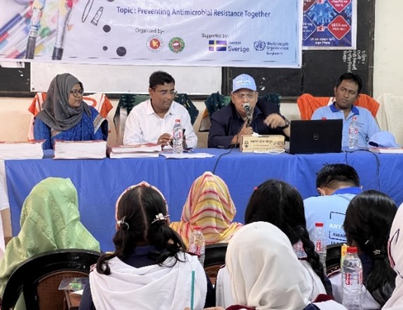 Antimicrobial Awareness Campaign reaches School in Bangladesh