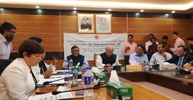 Dissemination of Findings of the Global Adult Tobacco Survey (GATS) Bangladesh 2017