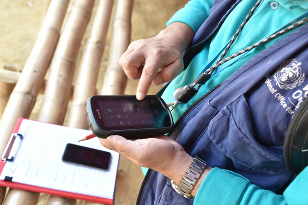 Geolocation device used by Information managers
