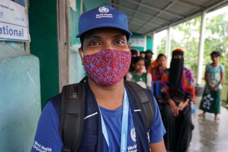 Abdul Gufur is a WHO Health Field Monitor in Ukhiya