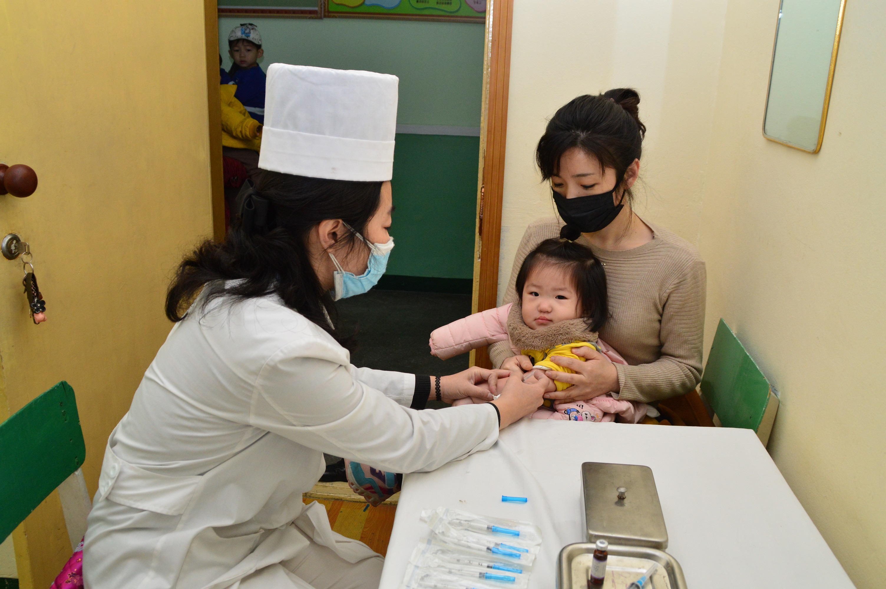 Vaccination-2 in immunization site