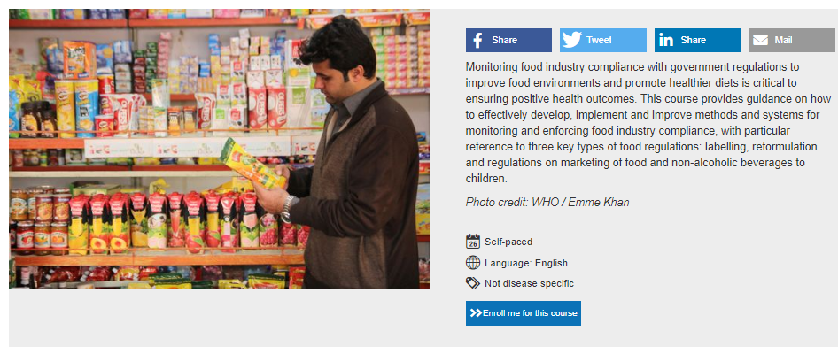 Monitoring methodologies for diet-related regulatory interventions to support a healthy food environment