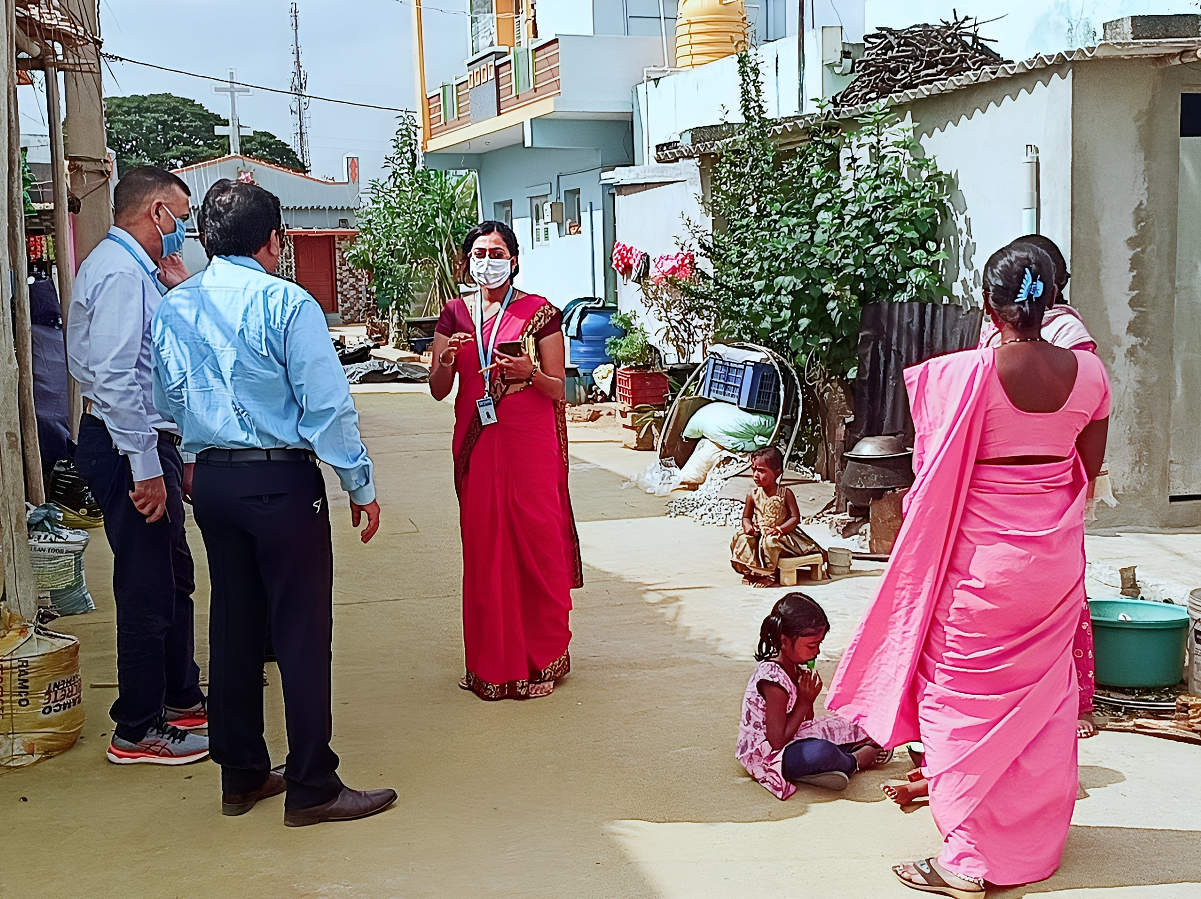 WHO team taking part in Headcount survey Validation and Due list verification